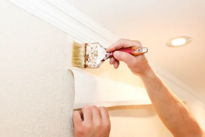 Pose de papier peint à Paray-Vieille-Poste — revêtements muraux et toiles de verre